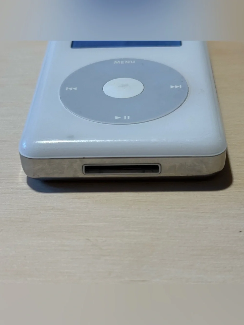 iPod 4thGen Model:MP102 20GB White Tested Good Battery w/3416Song-Charg Read Blw